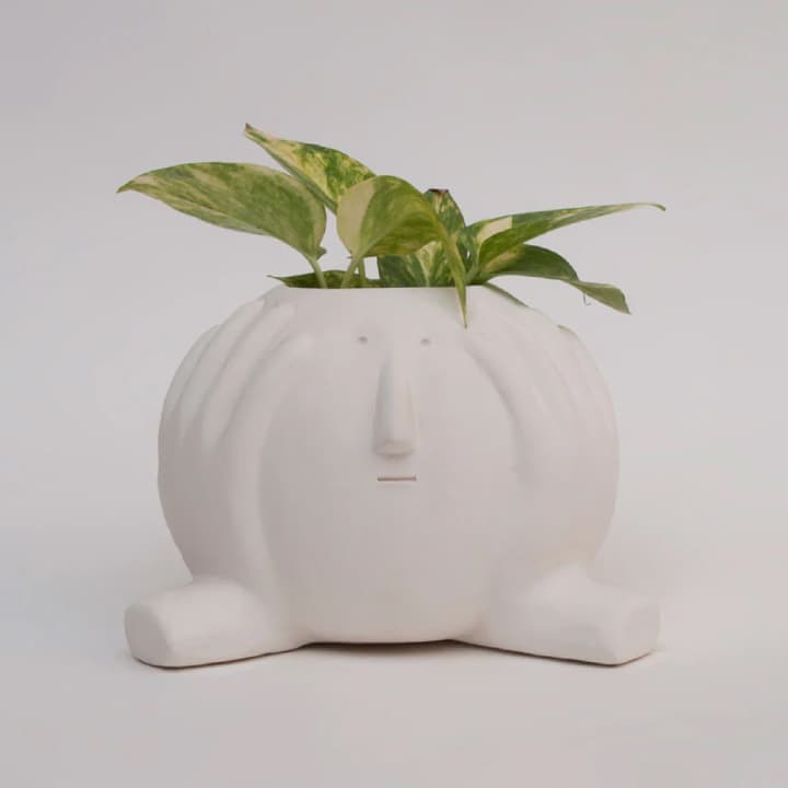 Mindset Stoneware Sculpture/Planter