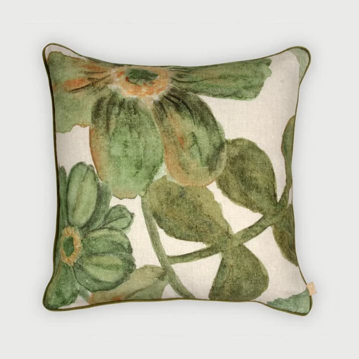 Wildflower Olive Cushion Cover